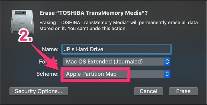 hot to format for mac partition wd passport